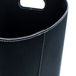 Silverflame 22" Leather Log Basket 